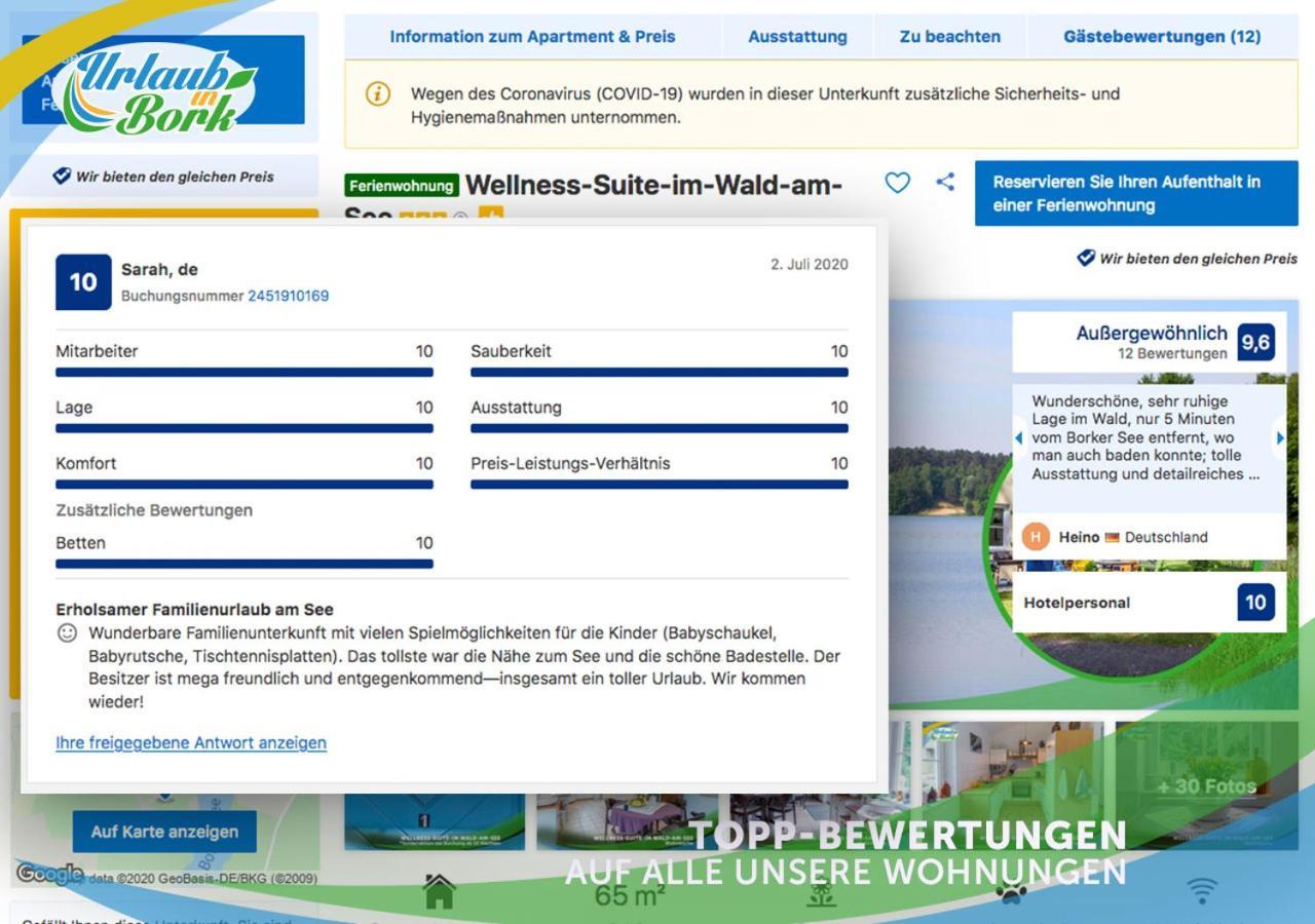 Familien-Suite-Im-Wald-Am-See Bork المظهر الخارجي الصورة